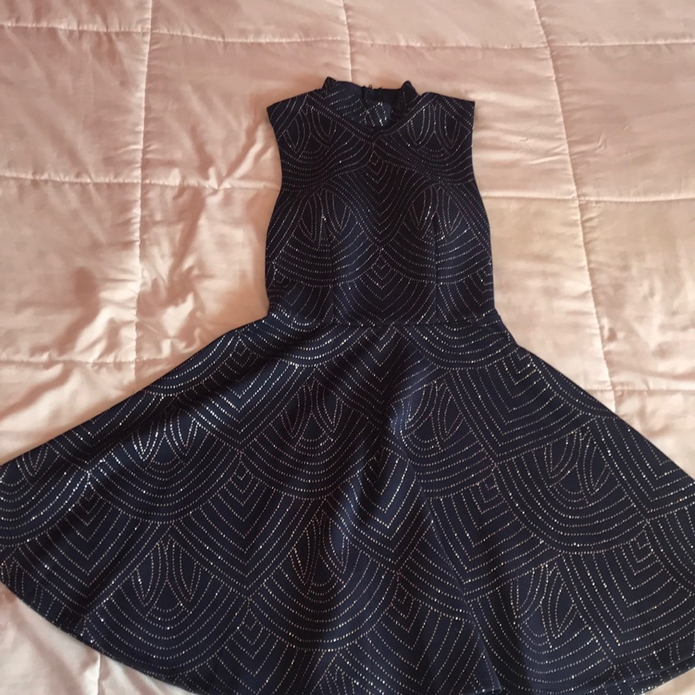 Navy blue dress